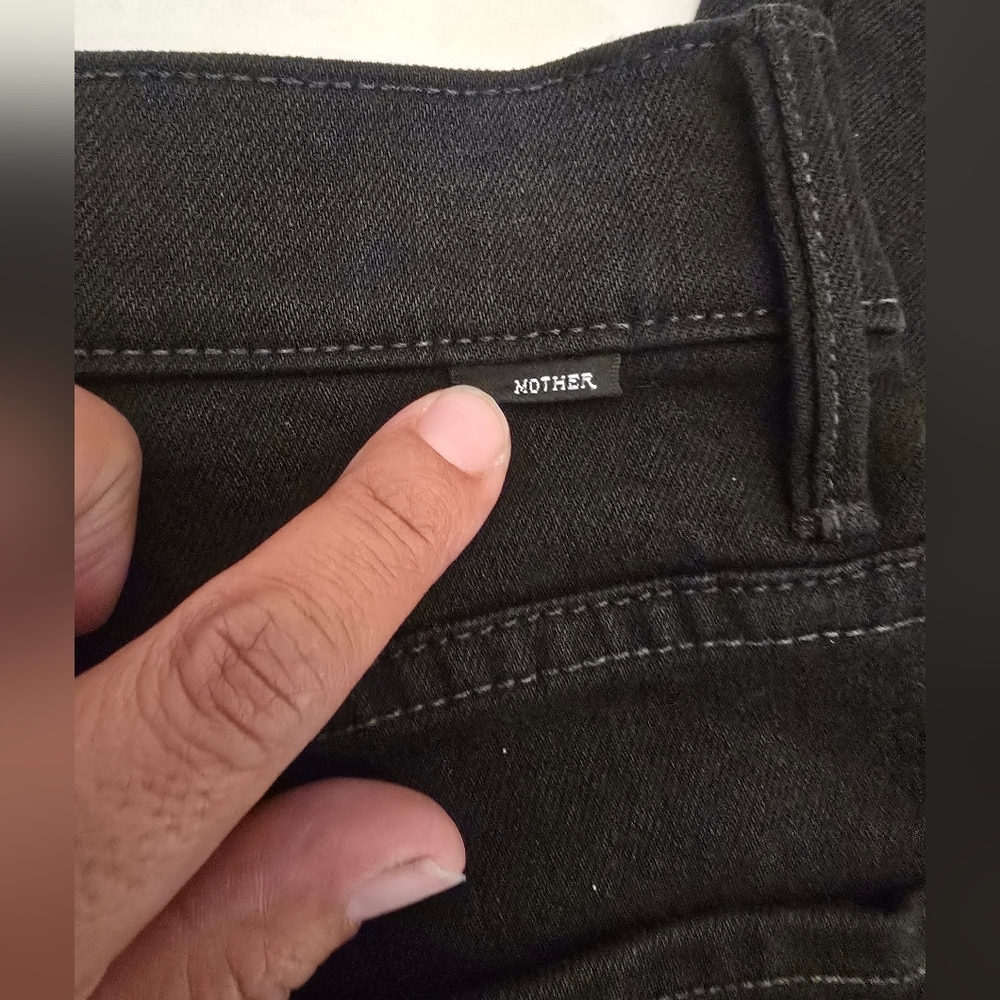 MotherThe Dagger Flood High-Rise Straight-Leg Jeans - Picture 9 of 16